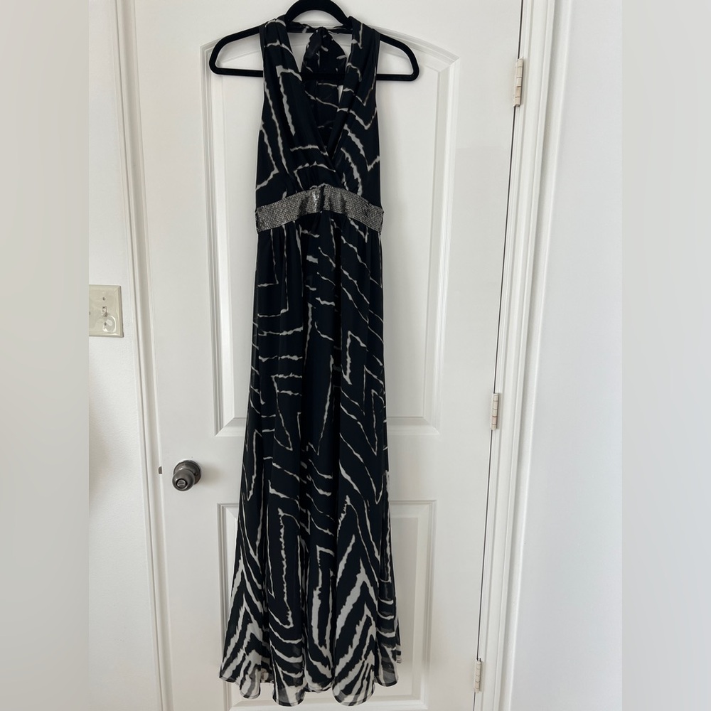 Express halter maxi dress